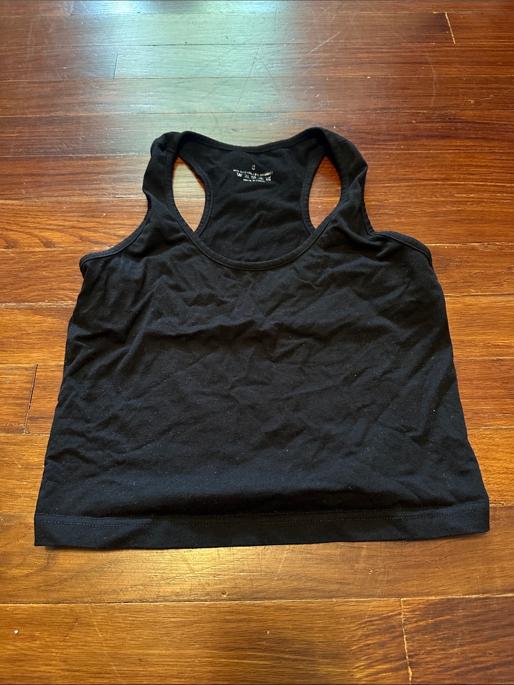 Womens’s Racerback Tank Top in Black SMALL